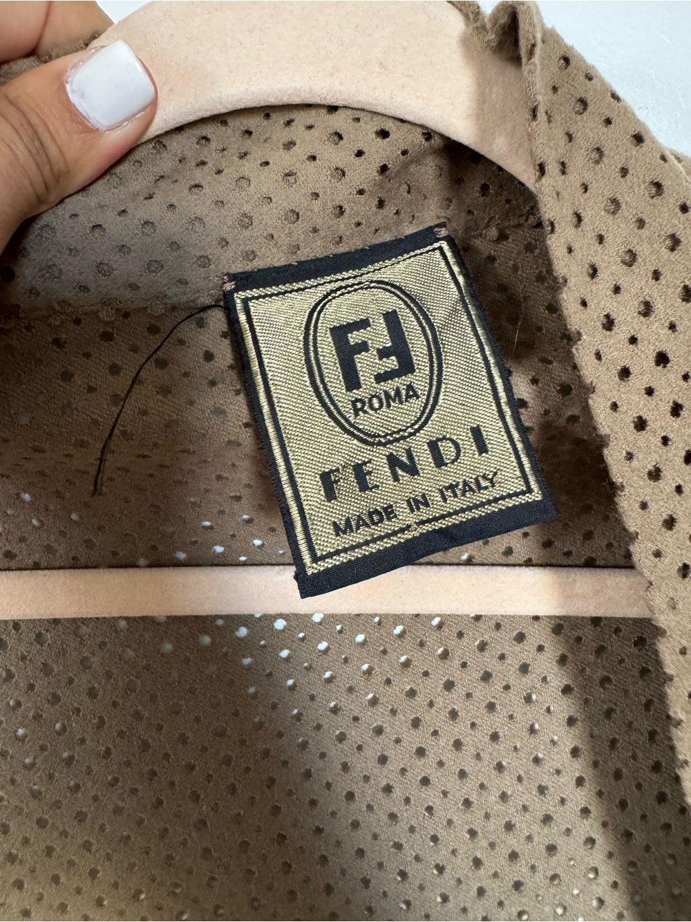 Fendi Genuine Fur Cape / Poncho – Luxury Statement Piece